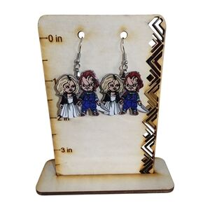Chucky & Tiffany Acrylic Drop Earrings